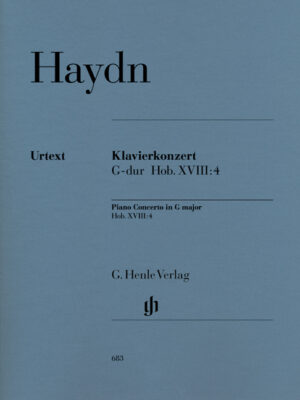 Concerto for Piano (Harpsichord) and Orchestra in G major Hob. XVIII:4 (HN0683)