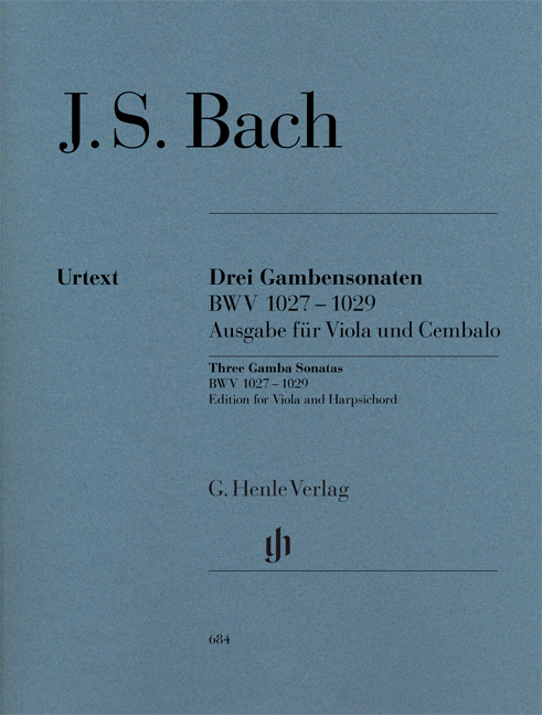Three Gamba Sonatas BWV 1027-1029 (HN0684)