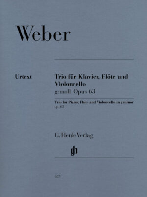 Trio for Piano, Flute and Violoncello in g minor op. 63 (HN0687)
