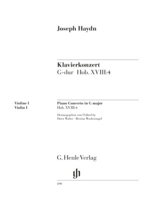 Piano Concerto in G major Hob. XVIII:4 (HN0690)