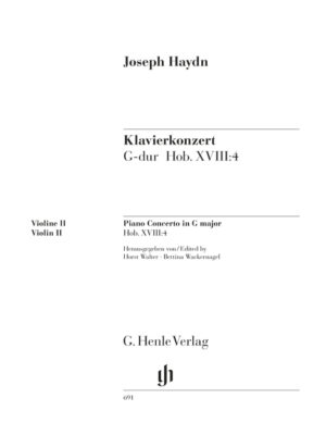 Piano Concerto in G major Hob. XVIII:4 (HN0691)