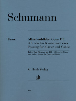 Fairy-Tale Pictures for Viola and Piano op. 113 (HN0694)