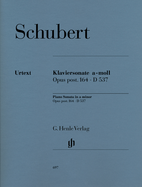 Piano Sonata in a minor op. post. 164 D 537 (HN0697)