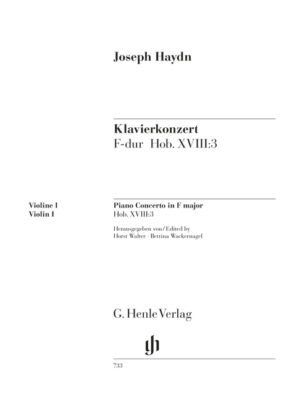 Piano Concerto in F major Hob. XVIII:3 (HN0733)