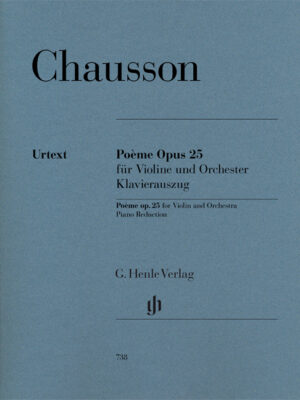 Poème op. 25 for Violin and Orchestra (HN0738)