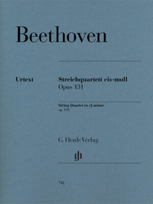 String Quartet in c sharp minor op. 131 (HN0742)