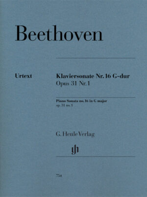 Piano Sonata no. 16 in G major op. 31,1 (HN0754)