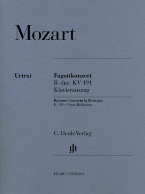 Bassoon Concerto in Bb major K. 191 (HN0801)