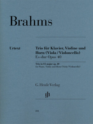 Trio in E flat major op. 40 for Piano, Violin and Horn (Viola / Violoncello) (HN0811)