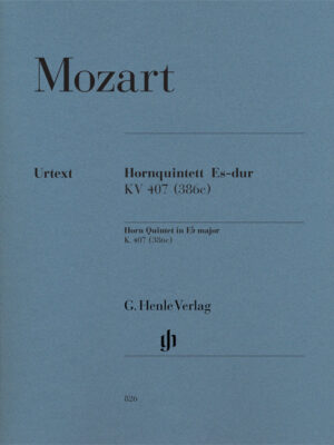 Horn Quintet in E flat major K. 407 (386c) (HN0826)