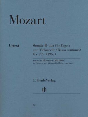 Sonata in Bb major K. 292 (196c) (HN0827)