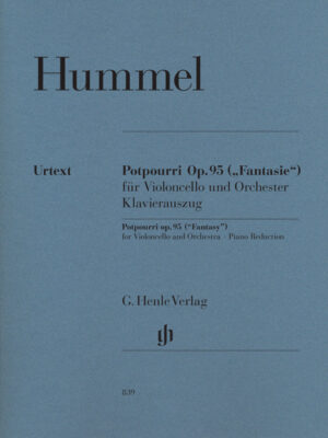 Potpourri (Fantasie) op. 95 for Violoncello and Orchestra (HN0839)