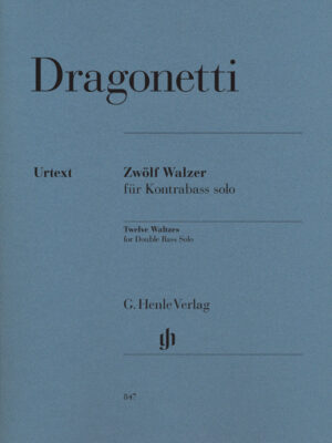 Twelve Waltzes for Double Bass Solo (HN0847)