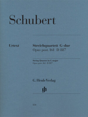 String Quartet in G major op. post. 161 D 887 (HN0850)