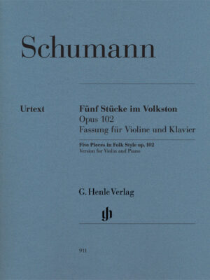 Five Pieces in Folk Style op. 102 Version for Violin and Piano (HN0911)