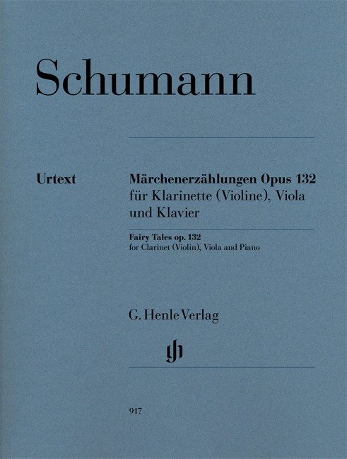 Fairy Tales op. 132 for Clarinet in Bb (Violin), Viola and Piano (HN0917)