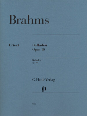 Ballades op. 10 (HN0935)