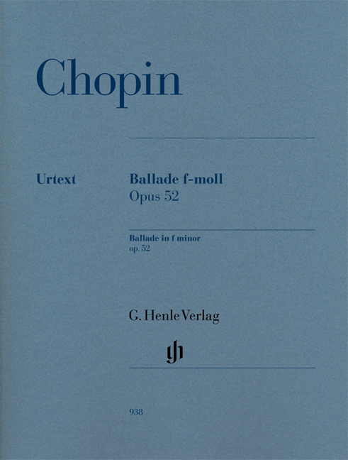 Ballade in f minor op. 52 (HN0938)