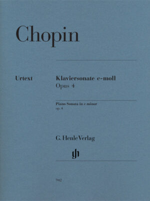 Piano Sonata in c minor op. 4 (HN0942)