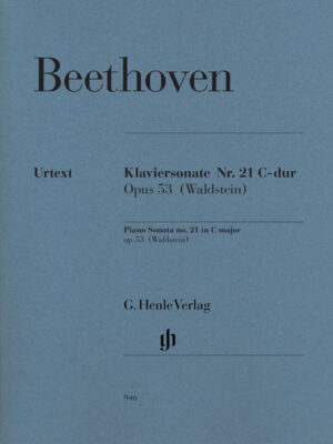 Piano Sonata no. 21 in C major op. 53 (Waldstein) (HN0946)