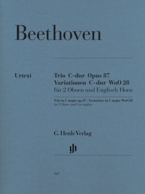 Trio in C major op. 87 Variations in C major WoO 28 (HN0947)