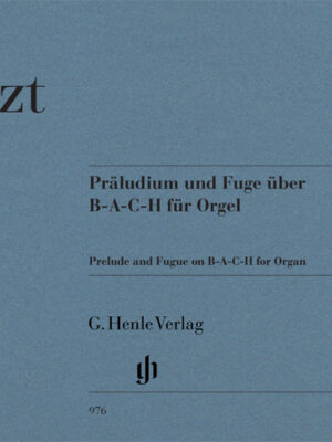 Prelude and Fugue on B-A-C-H for Organ (HN0976)