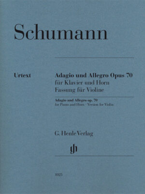 Adagio and Allegro op. 70 for Piano and Horn (HN1025)