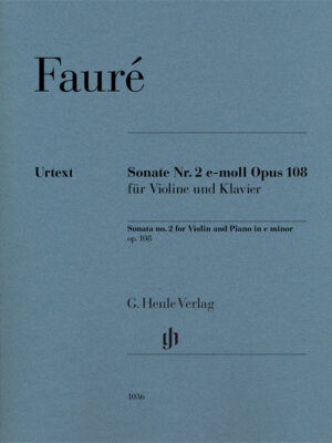 Sonata no. 2 for Violin and Piano in e minor op. 108 (HN1036)