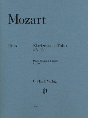 Piano Sonata in F major K. 280 (HN1040)