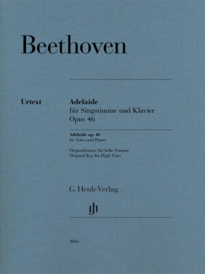 Adelaide op. 46 for Voice and Piano (HN1043)