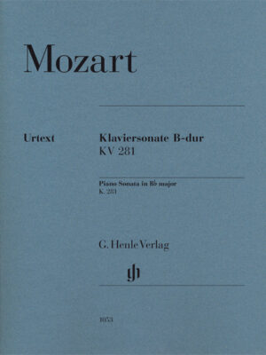 Piano Sonata in B flat major K. 281 (HN1053)