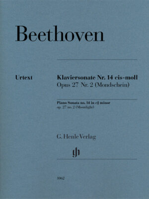 Piano Sonata no. 14 in c sharp minor op. 27,2 (Moonlight) (HN1062)