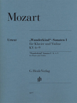 "Wunderkind" Sonatas I, K. 6-9 for Piano and Violin (HN1077)