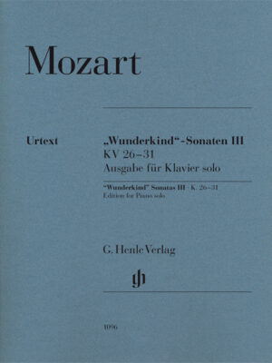 "Wunderkind"-Sonatas III, K. 26-31 (HN1096)