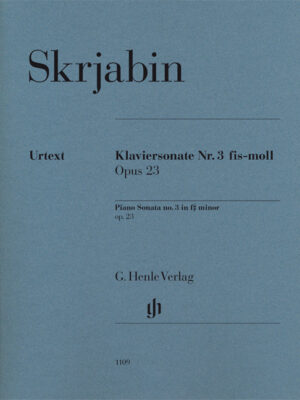 Piano Sonata no. 3 in f sharp minor op. 23 (HN1109)