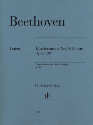 Piano Sonata no. 30 in E major op. 109 (HN1118)