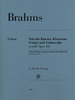 Trio for Piano, Clarinet (Viola) and Violoncello in a minor op. 114 (HN1125)