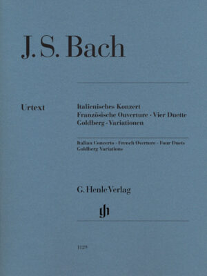 Italian Concerto, French Overture, Four Duets, Goldberg Variations (HN1129)