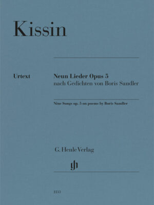 Nine Songs op. 5 (HN1133)
