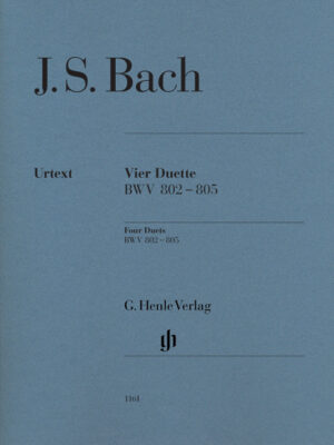 Four Duets BWV 802–805 (HN1161)