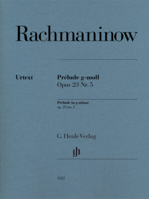 Prélude in g minor op. 23 no. 5 (HN1212)