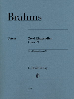 Two Rhapsodies op. 79 (HN1251)