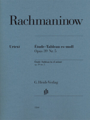 Étude-Tableau in e flat minor op. 39 no. 5 (HN1264)