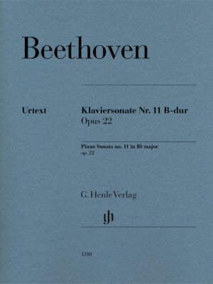 Piano Sonata no. 11 in B flat major op. 22 (HN1310)
