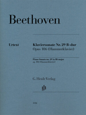 Piano Sonata no. 29 in B flat major op. 106 (HN1314)