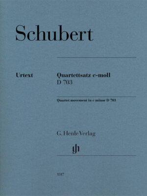 Quartet movement in c minor D 703 (HN1317)