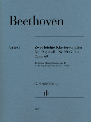 Piano Sonatas nos. 19 and 20 op. 49 (HN1327)