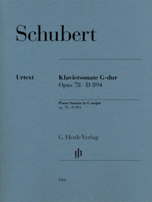 Piano Sonata G major op. 78 D 894 (HN1362)