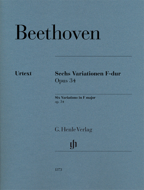Six Variations in F major op. 34 (HN1373)