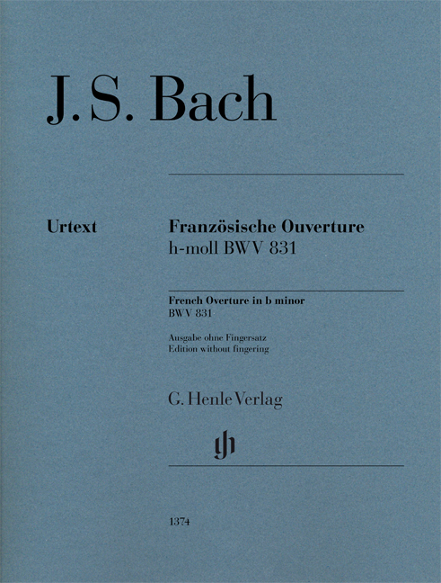 French Ouverture in b minor BWV 831 (HN1374)